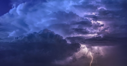 summer lightning strike